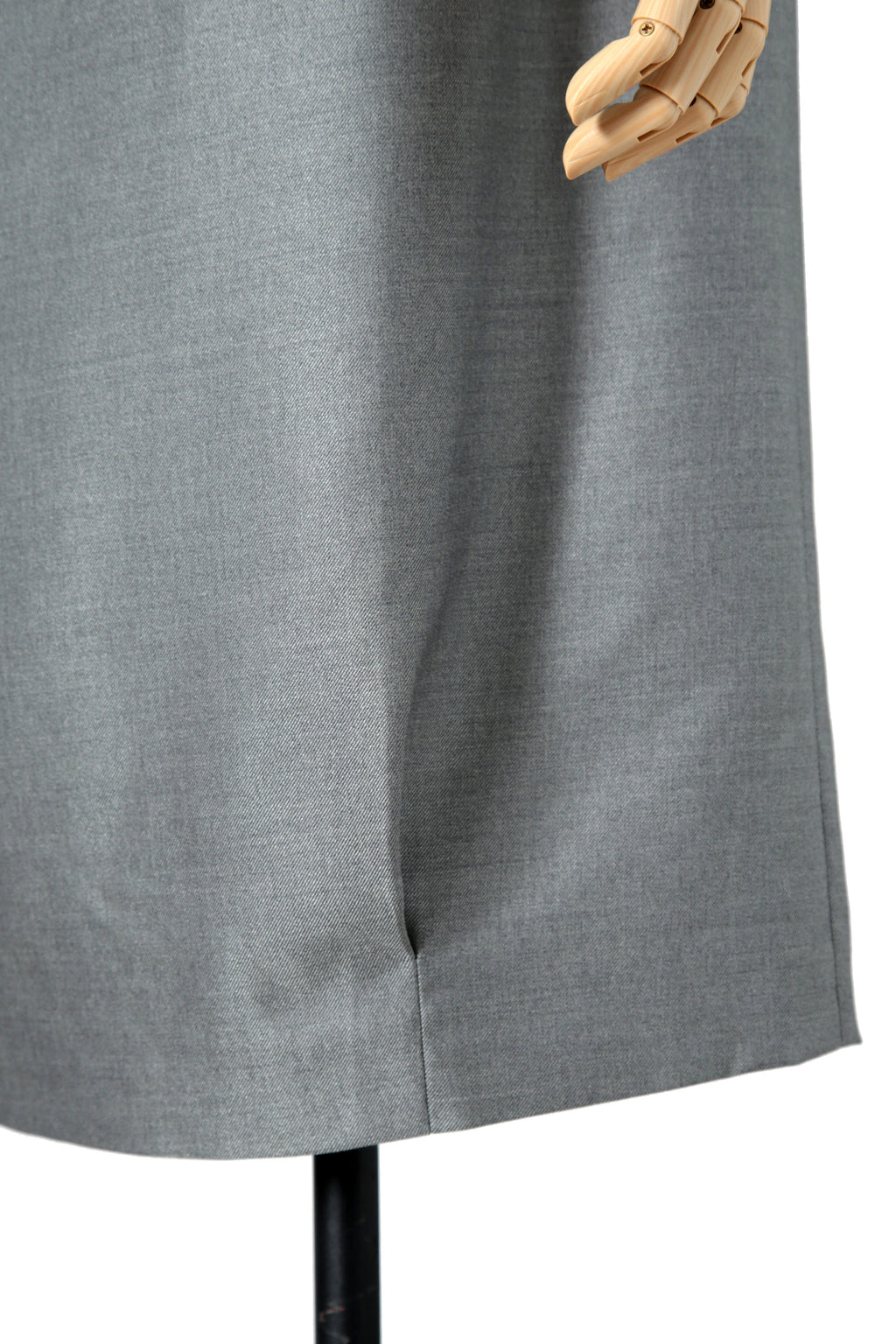 フェンディ FENDI / ミンク付き ウールシルク ワンピース / FD6463 ZN1 / size 38 (M) GRAY / レディース