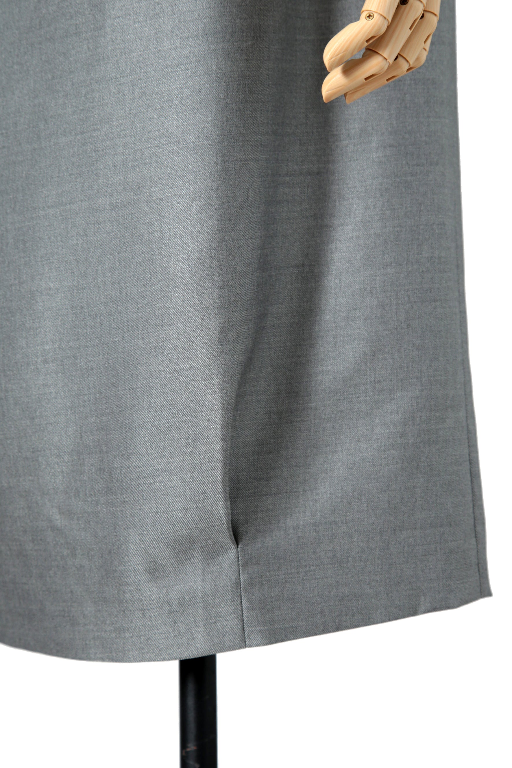 フェンディ FENDI / ミンク付き ウールシルク ワンピース / FD6463 ZN1 / size 38 (M) GRAY / レディース