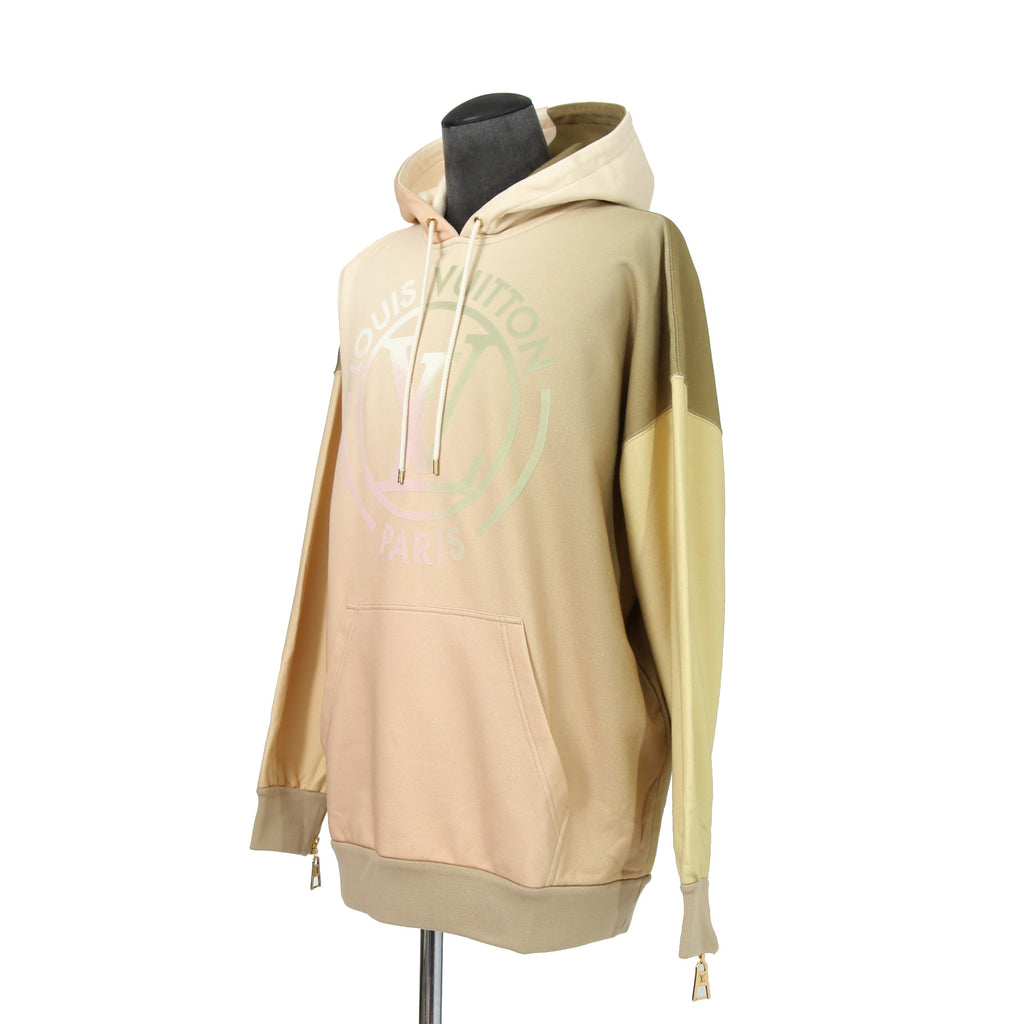 LOUIS VUITTON ルイヴィトン / 22SS 極美品 グラディエント フリースジャージーLV サークル フーディ/ RW222J N58 FNST02 / size L