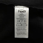 FENDACE フェンダーチェ / フェンディ ヴェルサーチ コラボ / 22SS 極美品 メデューサ ロゴ刺繍 プルオーバー パーカー / FS7906-AK6H / size XXS (BLACK)