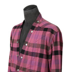 RICK OWENS リック オウエンス / 23SS EDFU / LARRY FOGPOCKET SHIRT / CHECK / RU01C4287-CPJP2 / size 48 (PINK)