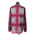 RICK OWENS リック オウエンス / 23SS EDFU / LARRY FOGPOCKET SHIRT / CHECK / RU01C4287-CPJP2 / size 48 (PINK)