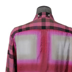 RICK OWENS リック オウエンス / 23SS EDFU / LARRY FOGPOCKET SHIRT / CHECK / RU01C4287-CPJP2 / size 48 (PINK)