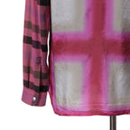 RICK OWENS リック オウエンス / 23SS EDFU / LARRY FOGPOCKET SHIRT / CHECK / RU01C4287-CPJP2 / size 48 (PINK)