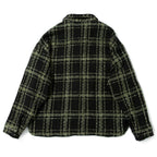 新品 READYMADE レディメイド / 23AW CHECK TWEED SHIRT / size 2 (BLACK / KHAKI) 国内正規品 ツイード シャツ ジャケット