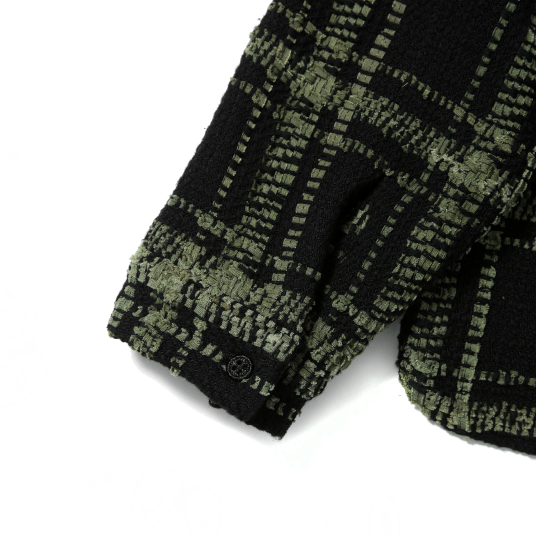 新品 READYMADE レディメイド / 23AW CHECK TWEED SHIRT / size 2 (BLACK / KHAKI) 国内正規品 ツイード シャツ ジャケット