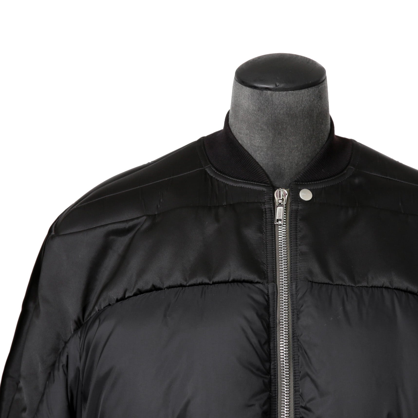 RICK OWENS リックオウエンス / 21FW GETHSEMANE / Girdered Bomber Down Jacket ガードァ ボンバー ダウン ジャケット / RO02A7785-NBNZD5 / size 40 (BLACK) ユニセックス