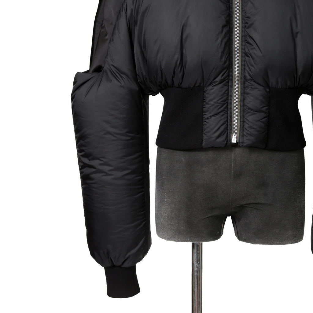 RICK OWENS リックオウエンス / 21FW GETHSEMANE / Girdered Bomber Down Jacket ガードァ ボンバー ダウン ジャケット / RO02A7785-NBNZD5 / size 40 (BLACK) ユニセックス