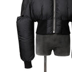 RICK OWENS リックオウエンス / 21FW GETHSEMANE / Girdered Bomber Down Jacket ガードァ ボンバー ダウン ジャケット / RO02A7785-NBNZD5 / size 40 (BLACK) ユニセックス