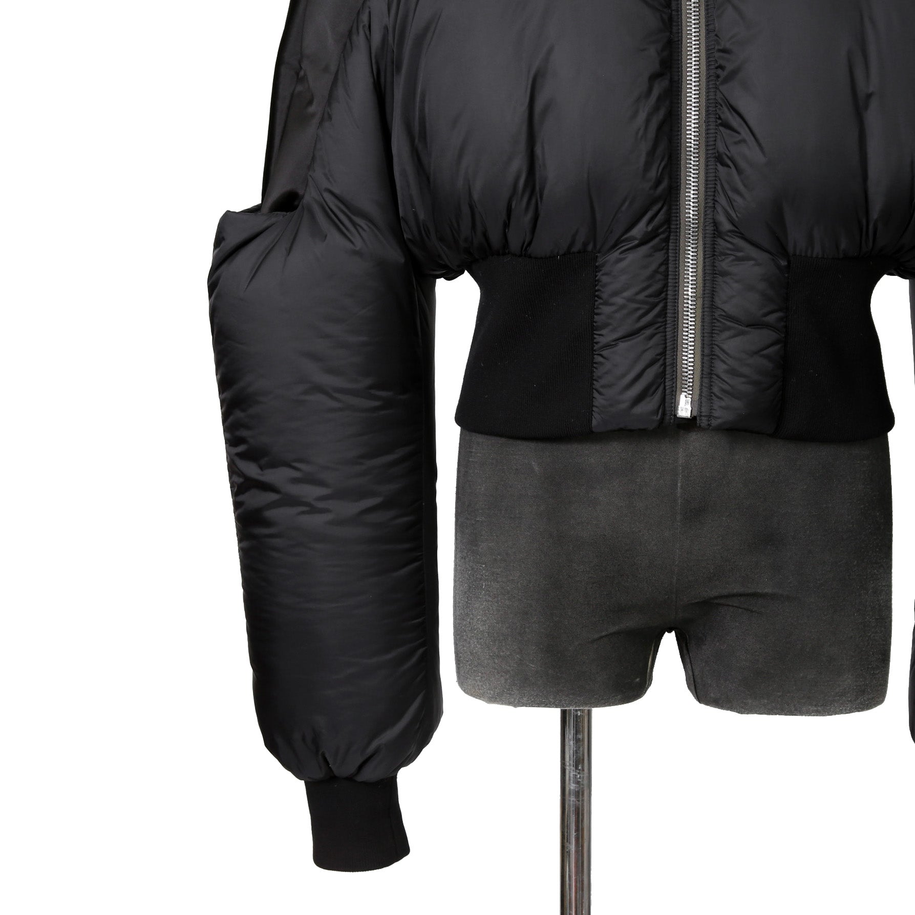 RICK OWENS リックオウエンス / 21FW GETHSEMANE / Girdered Bomber Down Jacket ガードァ ボンバー ダウン ジャケット / RO02A7785-NBNZD5 / size 40 (BLACK) ユニセックス