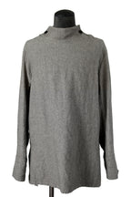 極美品 sus-sous シュスー / ウール/リネン/ カシミア ヘリンボーン スリーピング スモック / size 9 (GRAY)