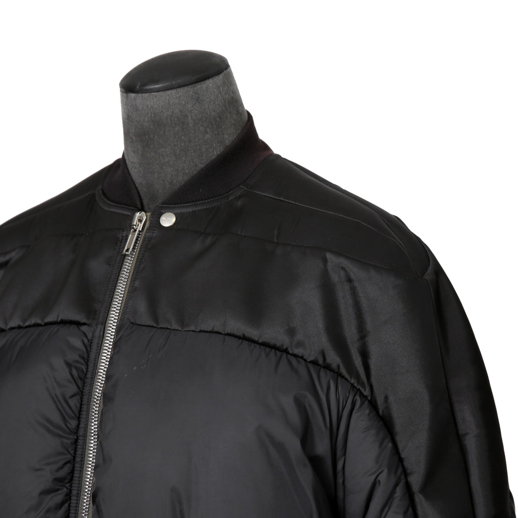 RICK OWENS リックオウエンス / 21FW GETHSEMANE / Girdered Bomber Down Jacket ガードァ ボンバー ダウン ジャケット / RO02A7785-NBNZD5 / size 40 (BLACK) ユニセックス