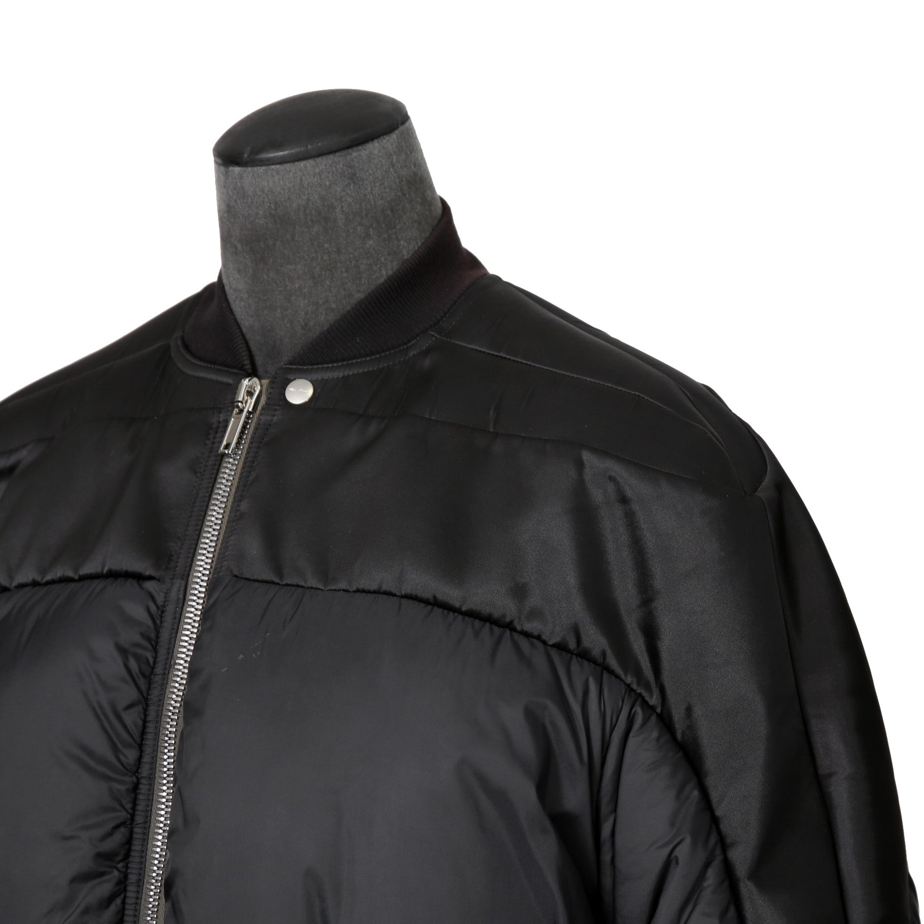 RICK OWENS リックオウエンス / 21FW GETHSEMANE / Girdered Bomber Down Jacket ガードァ ボンバー ダウン ジャケット / RO02A7785-NBNZD5 / size 40 (BLACK) ユニセックス