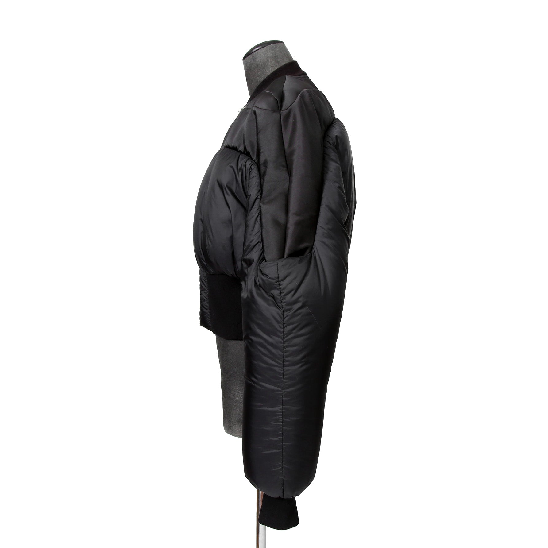 RICK OWENS リックオウエンス / 21FW GETHSEMANE / Girdered Bomber Down Jacket ガードァ ボンバー ダウン ジャケット / RO02A7785-NBNZD5 / size 40 (BLACK) ユニセックス