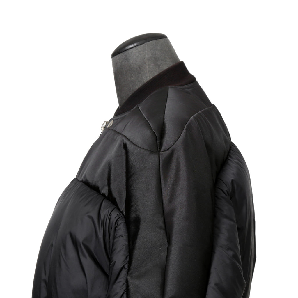 RICK OWENS リックオウエンス / 21FW GETHSEMANE / Girdered Bomber Down Jacket ガードァ ボンバー ダウン ジャケット / RO02A7785-NBNZD5 / size 40 (BLACK) ユニセックス