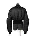 RICK OWENS リックオウエンス / 21FW GETHSEMANE / Girdered Bomber Down Jacket ガードァ ボンバー ダウン ジャケット / RO02A7785-NBNZD5 / size 40 (BLACK) ユニセックス