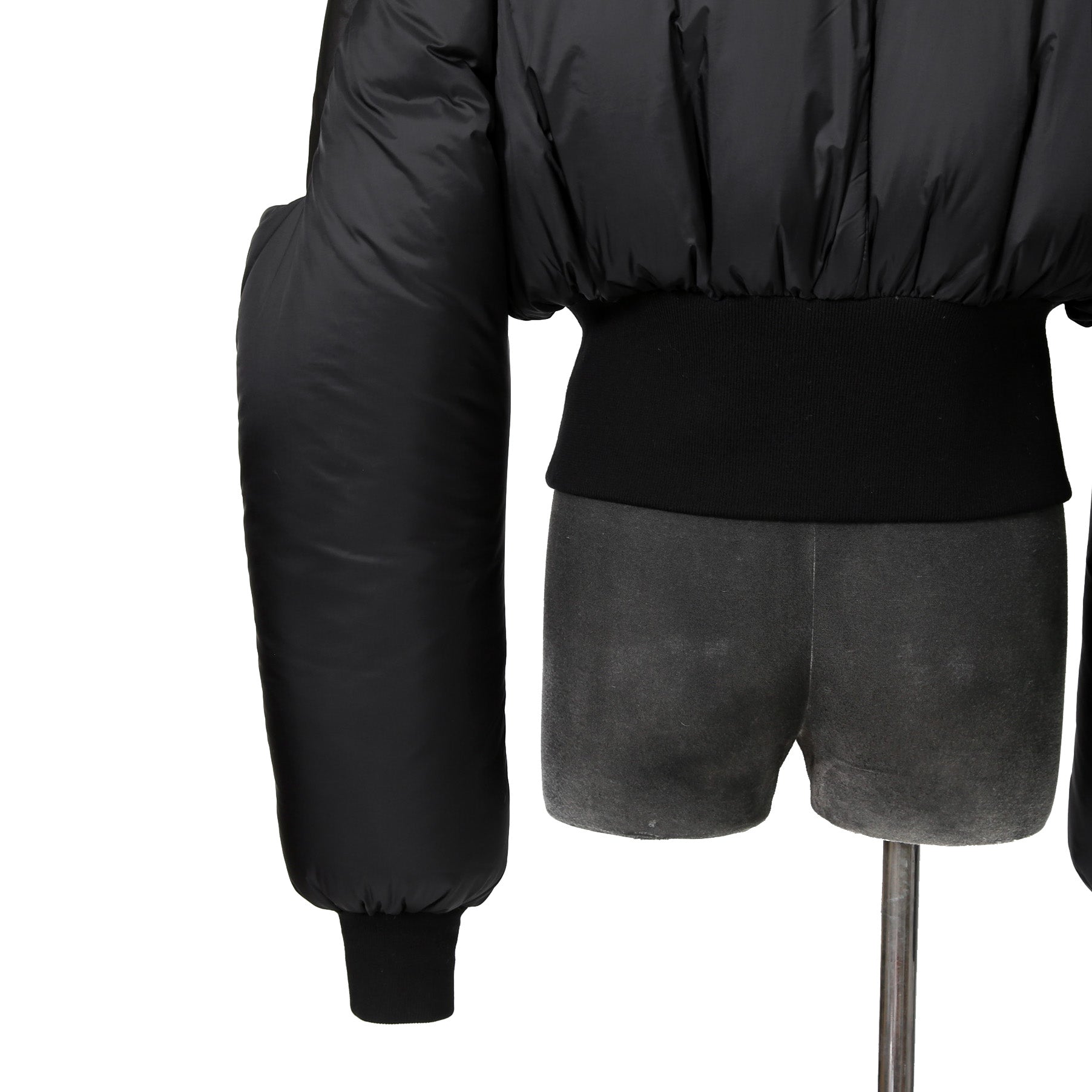 RICK OWENS リックオウエンス / 21FW GETHSEMANE / Girdered Bomber Down Jacket ガードァ ボンバー ダウン ジャケット / RO02A7785-NBNZD5 / size 40 (BLACK) ユニセックス