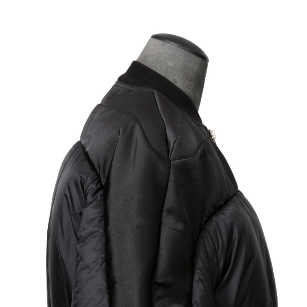 RICK OWENS リックオウエンス / 21FW GETHSEMANE / Girdered Bomber Down Jacket ガードァ ボンバー ダウン ジャケット / RO02A7785-NBNZD5 / size 40 (BLACK) ユニセックス