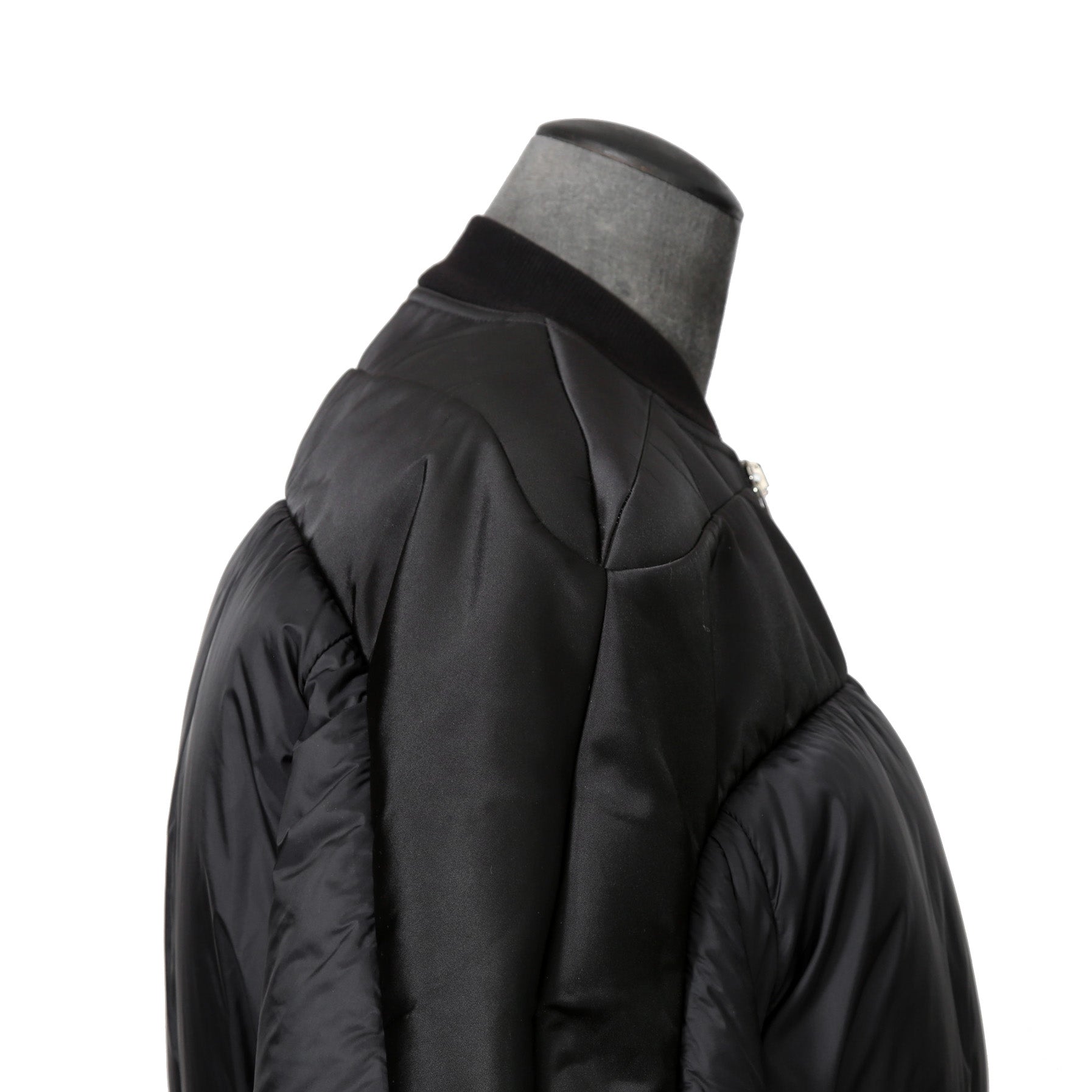 RICK OWENS リックオウエンス / 21FW GETHSEMANE / Girdered Bomber Down Jacket ガードァ ボンバー ダウン ジャケット / RO02A7785-NBNZD5 / size 40 (BLACK) ユニセックス