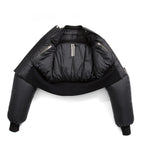 RICK OWENS リックオウエンス / 21FW GETHSEMANE / Girdered Bomber Down Jacket ガードァ ボンバー ダウン ジャケット / RO02A7785-NBNZD5 / size 40 (BLACK) ユニセックス