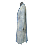 DIESEL ディーゼル / 24AW 美品 D-balzer-mid-fsf / デニム ロング チェスター コート / size S (INDIGO)