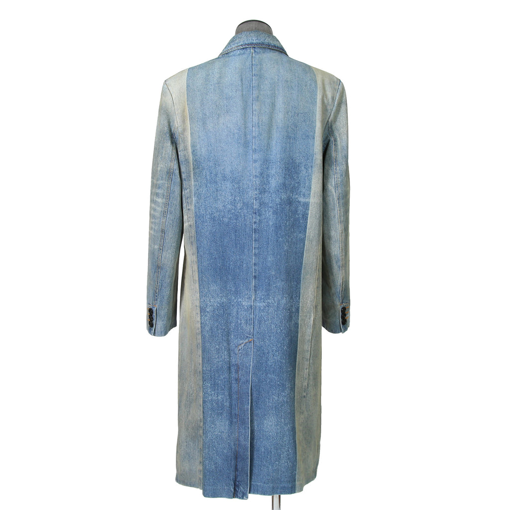 DIESEL ディーゼル / 24AW 美品 D-balzer-mid-fsf / デニム ロング チェスター コート / size S (INDIGO)