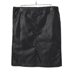 新品 CELINE セリーヌ / トリオンフ ゴールド 刻印ボタン /  裏キルティング スカート/ 2Z283020T / size 38 (M) BLACK