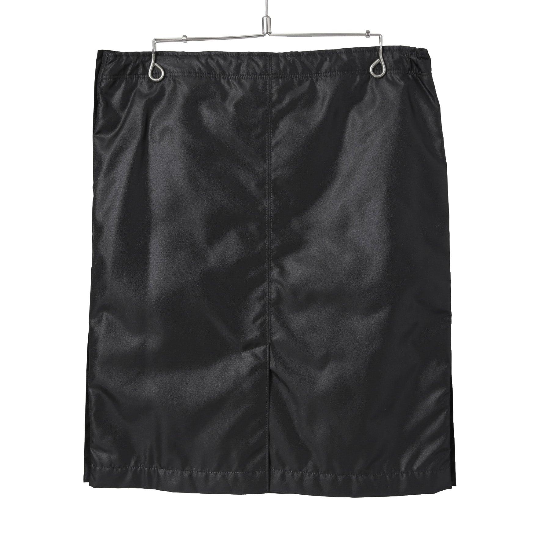 新品 CELINE セリーヌ / トリオンフ ゴールド 刻印ボタン /  裏キルティング スカート/ 2Z283020T / size 38 (M) BLACK