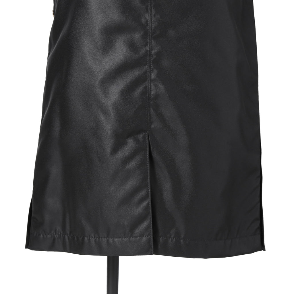 新品 CELINE セリーヌ / トリオンフ ゴールド 刻印ボタン /  裏キルティング スカート/ 2Z283020T / size 38 (M) BLACK