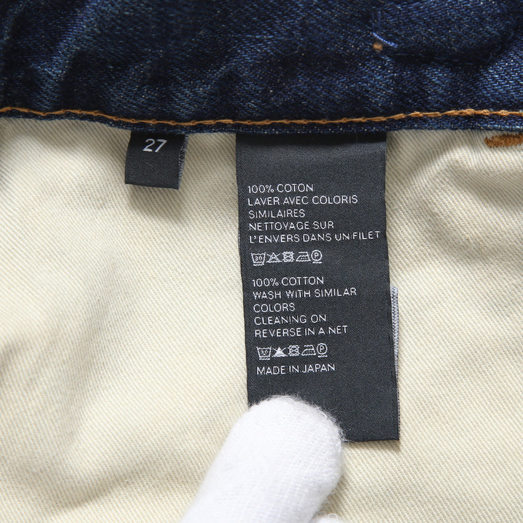 CELINE セリーヌ / 23SS エディスリマン期 / トリオンフ ゴールドチェーン デニム ミニスカート / size 27 (INDIGO) レディース