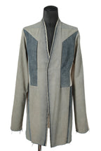 極美品 RICK OWENS / 22SS CAMICIA IN DENIM Larry Color Block Denim Jacket / RR01B1228-HUDEG / size 46 リックオウエンス