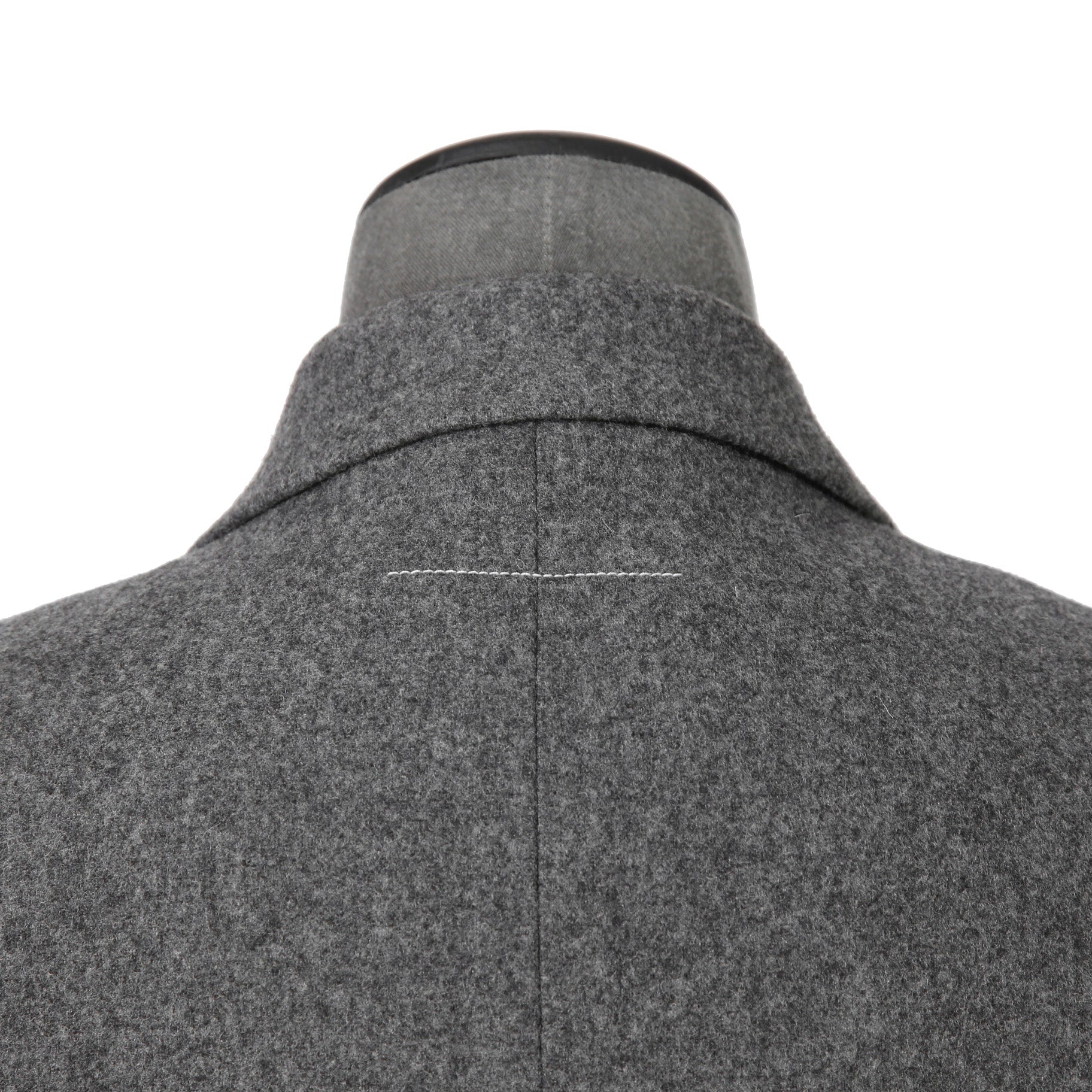 新品 MM6 メゾン マルジェラ / 23AW 袖タグ ウール メルトン ジャケット / SH0BN0016M35466860M / size 46 (GRAY)