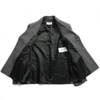 新品 MM6 メゾン マルジェラ / 23AW 袖タグ ウール メルトン ジャケット / SH0BN0016M35466860M / size 46 (GRAY)