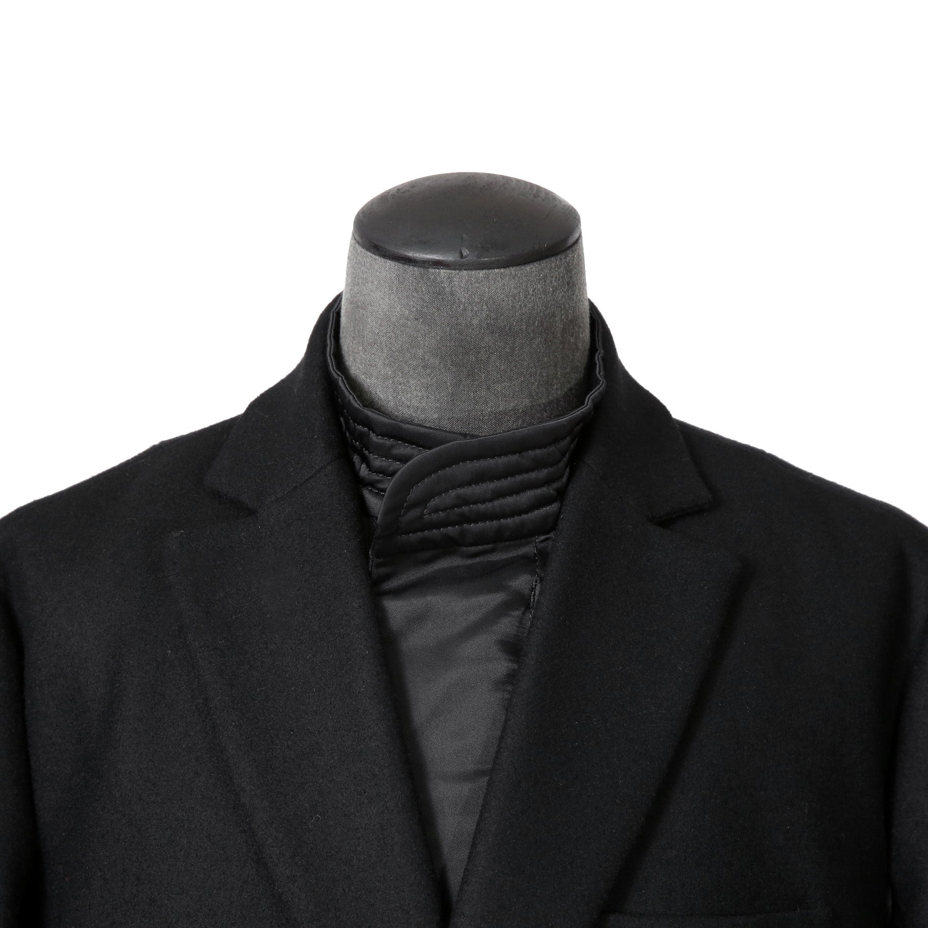 sacai サカイ / 美品 23AW ウール メルトン ドッキング コート / 23-03114M / size 1 (BLACK)