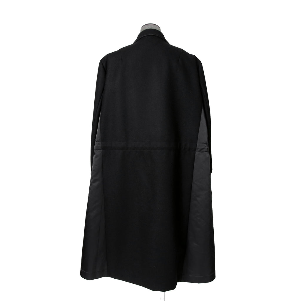 sacai サカイ / 美品 23AW ウール メルトン ドッキング コート / 23-03114M / size 1 (BLACK)