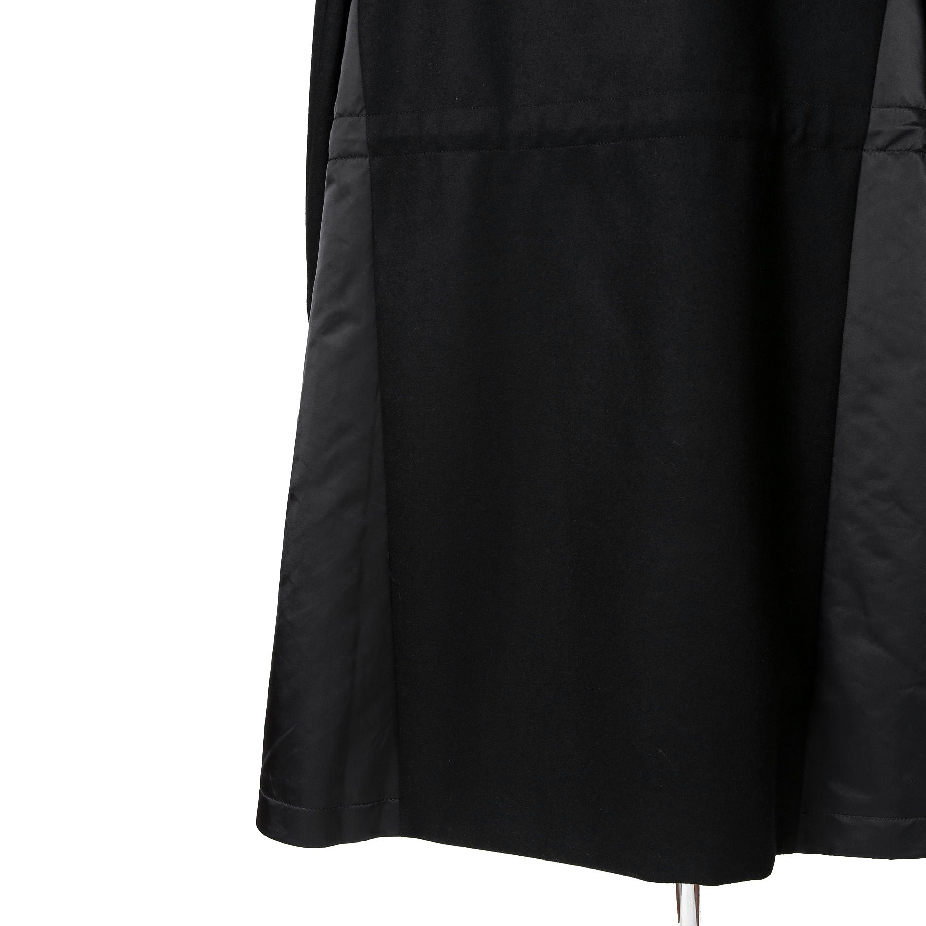 sacai サカイ / 美品 23AW ウール メルトン ドッキング コート / 23-03114M / size 1 (BLACK)