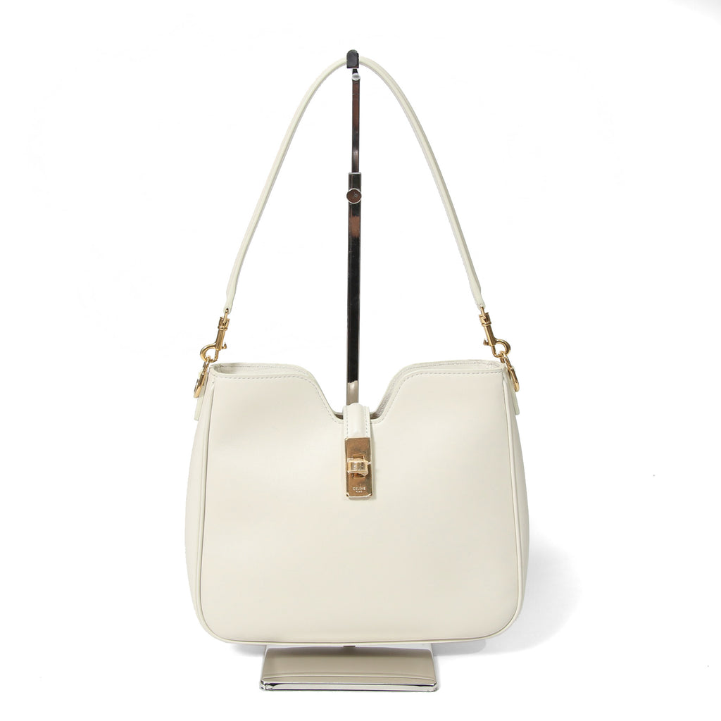 新品 CELINE セリーヌ / 24年製 スモール カミーユ 16（セーズ）ソフト バッグ / スムースカーフスキン / (rice)