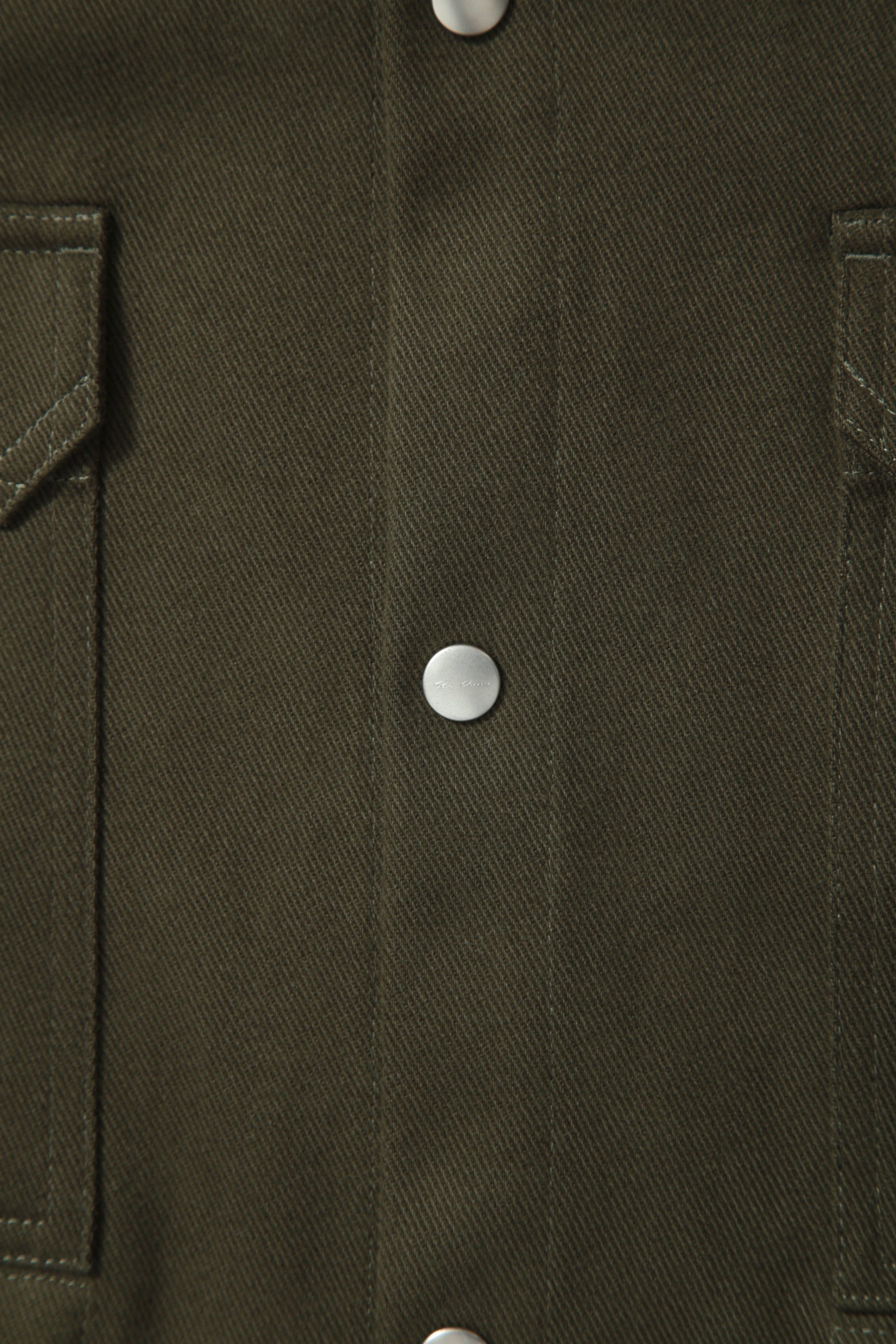 美品 RICK OWENS リックオウエンス / 22FW OVERSIZE OUTER SHIRT オーバーサイズ アウターシャツ / RU02B2728-CF / size 46 (15 GREEN)