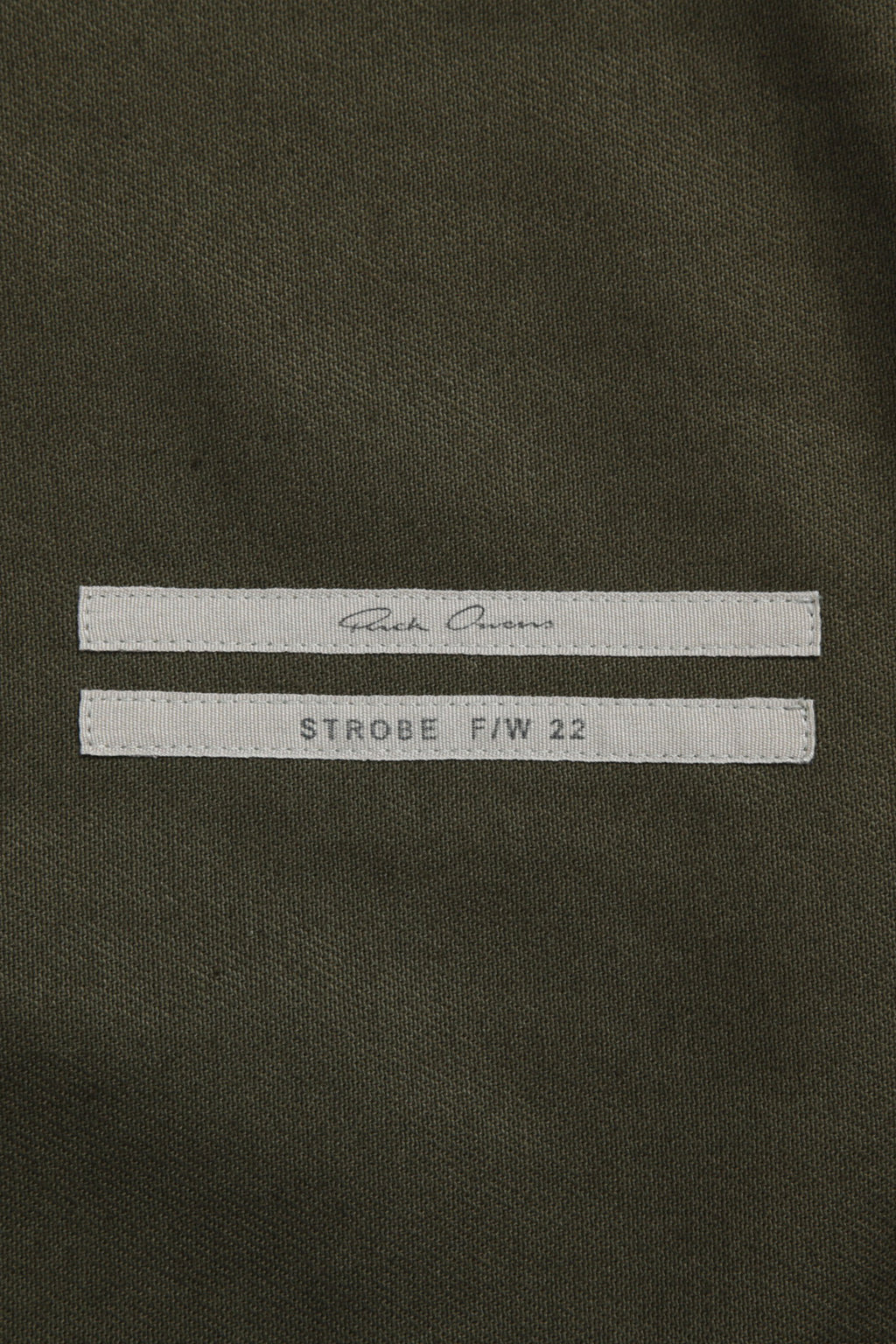 美品 RICK OWENS リックオウエンス / 22FW OVERSIZE OUTER SHIRT オーバーサイズ アウターシャツ / RU02B2728-CF / size 46 (15 GREEN)