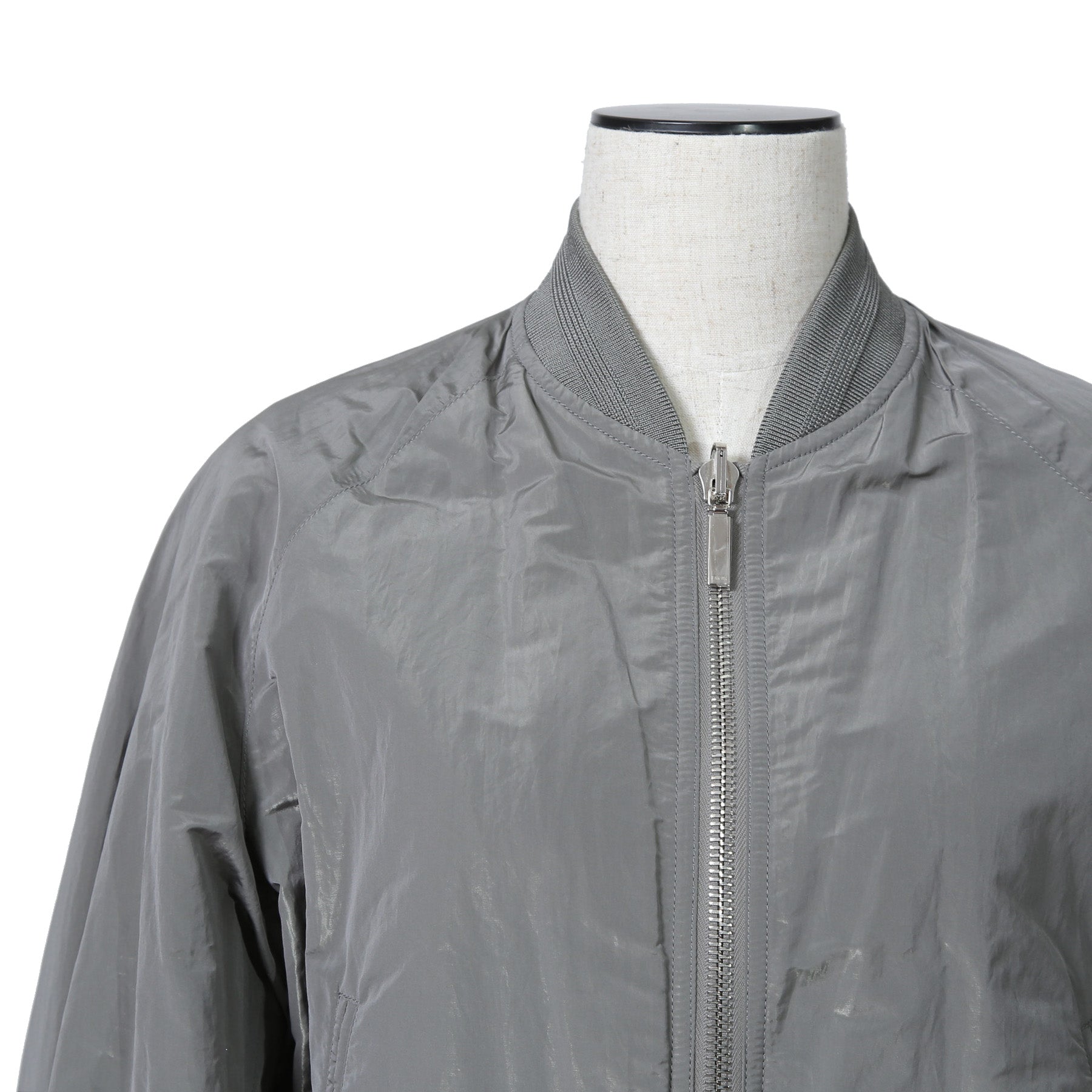 Dior ディオール / 21SS 美品 キムジョーンズ期 / オブリーク総柄 リバーシブル 中綿 ボンバージャケット / 183C432A5043 / size 44 (GRAY)