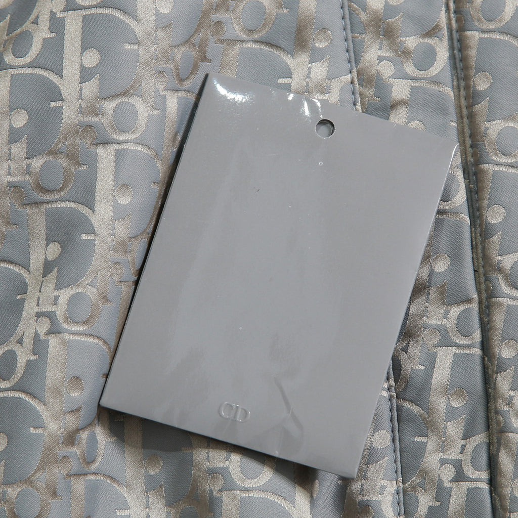 Dior ディオール / 21SS 美品 キムジョーンズ期 / オブリーク総柄 リバーシブル 中綿 ボンバージャケット / 183C432A5043 / size 44 (GRAY)