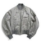 Dior ディオール / 21SS 美品 キムジョーンズ期 / オブリーク総柄 リバーシブル 中綿 ボンバージャケット / 183C432A5043 / size 44 (GRAY)