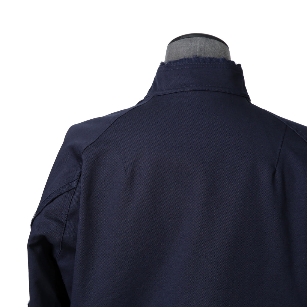 Dior ディオール / 19AW キムジョーンズ期 / オブリーク総柄裏地 トロッター ダメージ加工 ジャケット / 923C471A4120 / size 44 (NAVY)