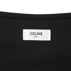 CELINE セリーヌ / 20AW 極美品 千鳥格子(ダブルハンドトゥース) チェルシージャケット フリルスカート / セットアップ / コットンxウール / 2V77R064V 28BZ / 2J677064V 28BZ / size 38 (BROWN)