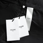 CELINE セリーヌ / 20AW 極美品 千鳥格子(ダブルハンドトゥース) チェルシージャケット フリルスカート / セットアップ / コットンxウール / 2V77R064V 28BZ / 2J677064V 28BZ / size 38 (BROWN)