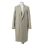 CELINE セリーヌ / フィービー期  / クロンビーコート / ウール  メルトン / 2 8H28 / 7165 / size 36 (セージベージュ)