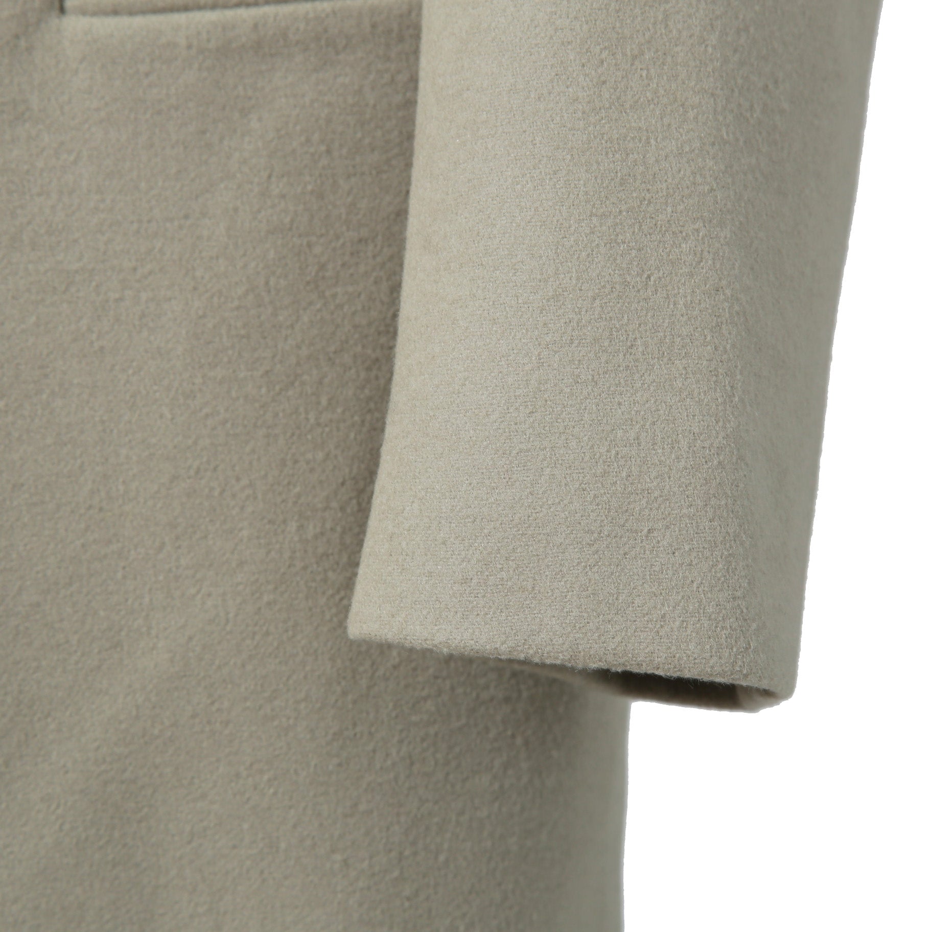 CELINE セリーヌ / フィービー期  / クロンビーコート / ウール  メルトン / 2 8H28 / 7165 / size 36 (セージベージュ)