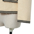 CELINE セリーヌ / 23AW 超美品 エディ期 ウールツイード / CHASSEUR JACKET / シャスール ジャケット / 国内正規品 2V890333J.01VA / size 36 (VANILLA)