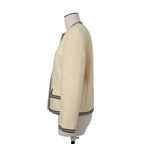 CELINE セリーヌ / 23AW 超美品 エディ期 ウールツイード / CHASSEUR JACKET / シャスール ジャケット / 国内正規品 2V890333J.01VA / size 36 (VANILLA)
