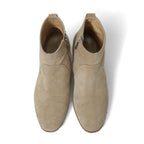 Dior Homme ディオール オム / 10SS エディ期 ヒールブーツ / サイドジップ / カーフ スウェード / size 40 (25cm) BEIGE シューズ